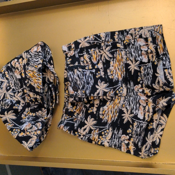 Janie and Jack 3 piece Tropical Twill Short Outfit T-Shirt & Hat Black 3-6 Month - Picture 10 of 11